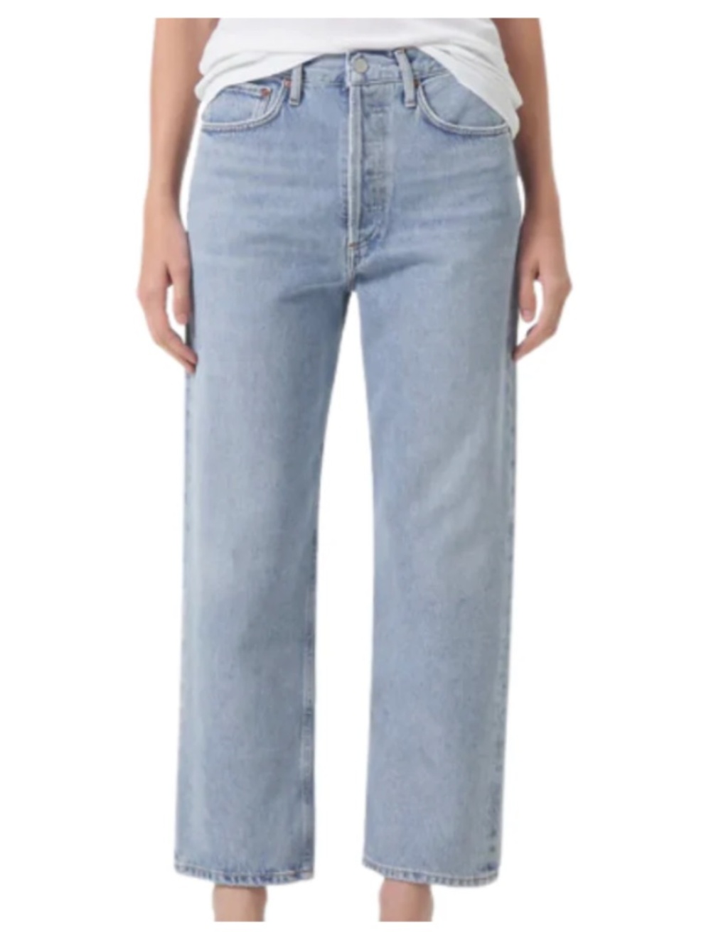 AGOLDE 90’s Crop Mid Rise Straight Jeans Replica Size 25